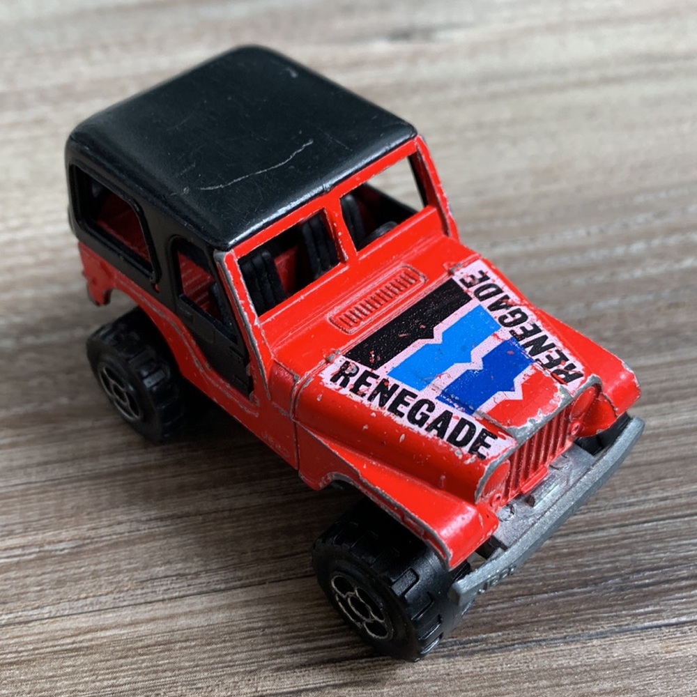 Vintage Metal Jeep Renegade Majorette Made In France Collectible Toy Truck 4x4